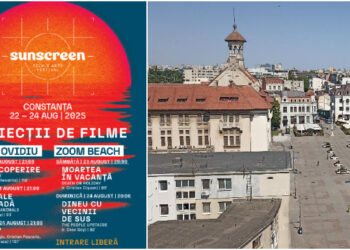 PROGRAM COMPLET Sunscreen Film & Arts Festival 2025, filme noi proiectate în Piața Ovidiu și la Zoom Beach, 22 – 24 august 2025