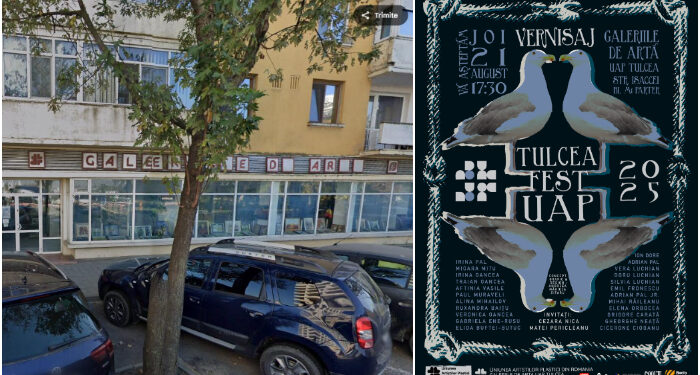 Expoziția „Tulcea Fest 2025”, eveniment găzduit de Galeriile de Artă UAP Tulcea, se deschide joi, 21 august