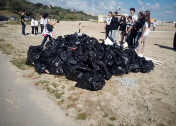 Polaris, alături de voluntarii care au ecologizat Plaja Modern, pe 20 septembrie