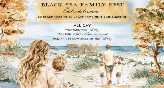 Ți-ai rezervat locuri la Black Sea Family Fest – Ediția de Toamnă, de la ZOOM BEACH?