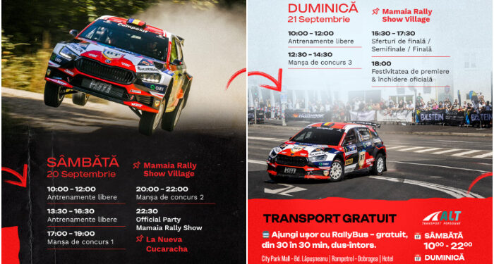 MAMAIA: Sezonul nu s-a terminat! Mamaia Rally Show 2025 aduce spectacol, adrenalină și distracție pe litoral