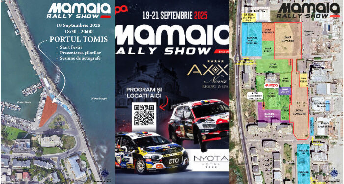 MAMAIA RALLY SHOW 2025: Motorsport, food trucks, petreceri cu ACCES LIBER