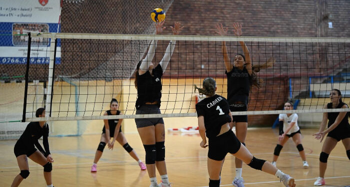 CS Medgidia, de două ori victorioasă, la volei feminin, în confruntările amicale