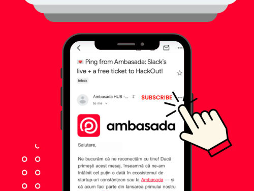 @AMBASADA și-a lansat newsletterul pentru Fondatorii în căutare de oportunități