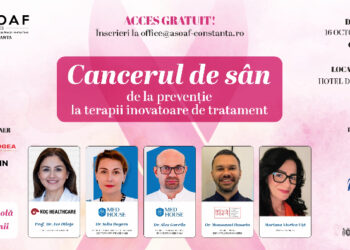 Cancerul la sân – prevenție și terapii inovatoare, eveniment organizat de ASOAF Constanța, în Mamaia, Hotel Del Mar