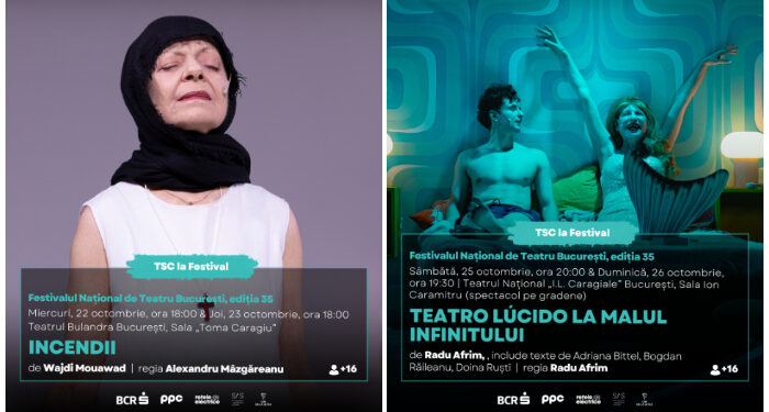 Spectacolele TSC din Festivalul Național de Teatru din București sunt SOLD OUT!