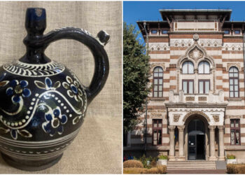 SUPERBĂ CERAMICĂ ROMÂNEASCĂ – Ulcior de Bârgău, prezentat de Muzeul de Artă Populară Constanța