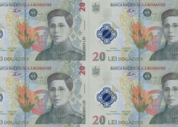 BNR lansează, de Ziua Națională,  o coală specială formată din patru bancnote cu Ecaterina Teodoriu