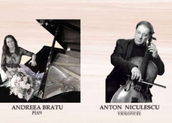 Andreea Bratu și Anton Niculescu, concert excepțional dedicat Zilei Naționale a României, la Centrul Cultural Jean Constantin