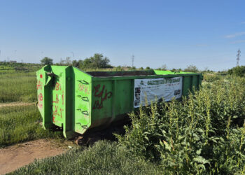 Un container verde POLARIS pentru deșeuri voluminoase este în cartierul KM 5 din Constanța, până pe 15 noiembrie