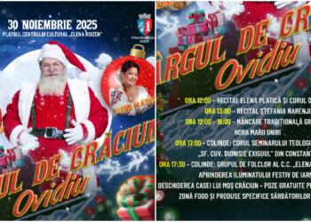 30 noiembrie 2025 – Deschiderea Târgului de Crăciun din orașul Ovidiu