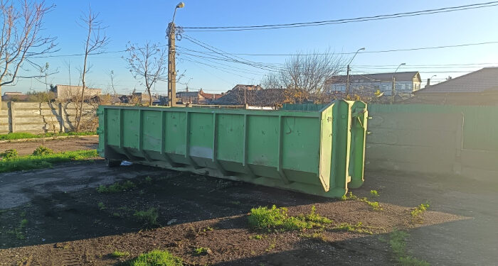 Container verde POLARIS, la intersecția străzilor Dâmboviței cu Fundătura Ialomiței din Constanța, până pe 29 noiembrie