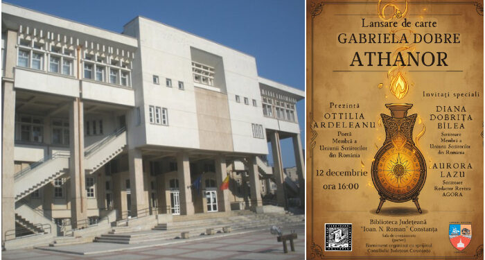 ATHANOR, volum de poezie semnat Gabriela Dobre, lansat la Biblioteca Județeană Constanța