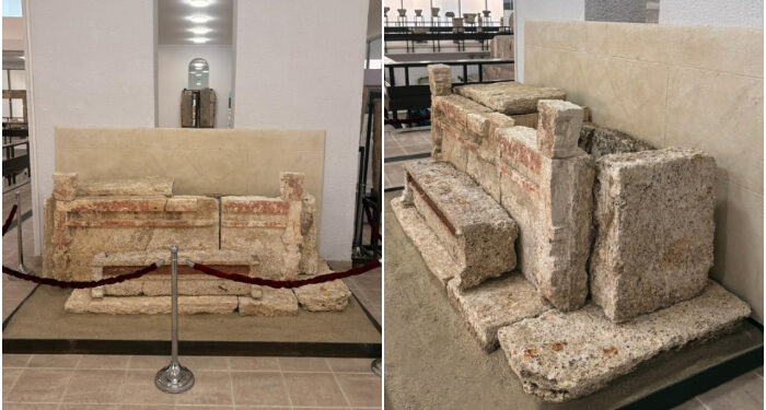 Patul funerar elenistic de la Callatis (Mangalia), artefact UNIC în România, expus la MNIR