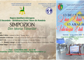 UDTTMR: Serie de manifestări dedicate Sărbătorii Etniei Tătare din România, la Universitatea Ovidius și Centrul Cultural Jean Constantin