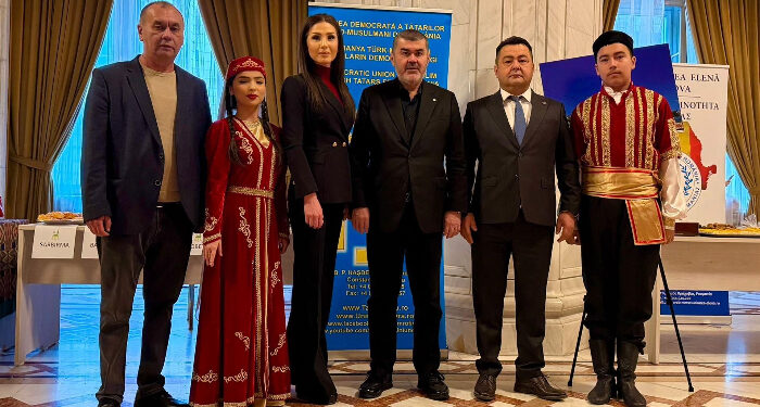 Delegație UDTTMR, condusă de președintele Gelil Eserghep, prezentă la Parlament, de Ziua Minorităților Naționale