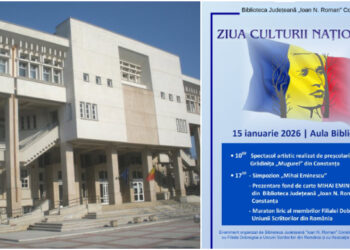MOMENTE SPECIALE de muzică și poezie, dedicate poetului nostru național Mihai Eminescu și Zilei Culturii Naționale, la Biblioteca Județeană Constanța