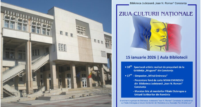 MOMENTE SPECIALE de muzică și poezie, dedicate poetului nostru național Mihai Eminescu și Zilei Culturii Naționale, la Biblioteca Județeană Constanța