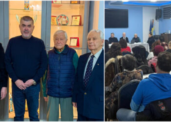 Memet Chemaledin, Orhan Ibraim și Memet Faruc, decanii de vârstă ai UDTTMR, la prima întâlnire a Uniunii din 2026