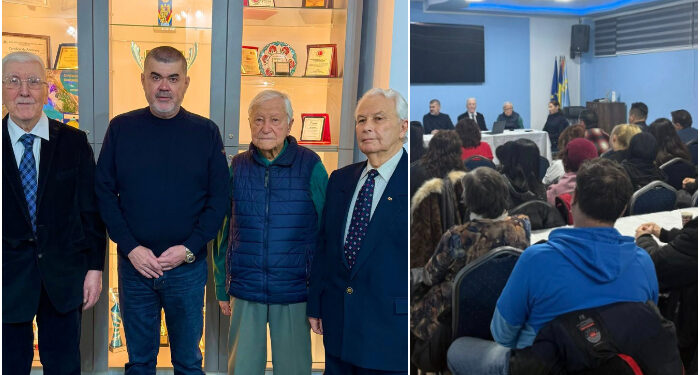 Memet Chemaledin, Orhan Ibraim și Memet Faruc, decanii de vârstă ai UDTTMR, la prima întâlnire a Uniunii din 2026