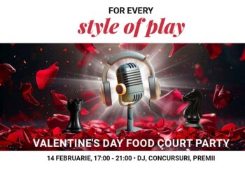 City Park Mall Constanța sărbătorește luna iubirii printr-o petrecere specială în Food Court, gravură și multe alte surprize