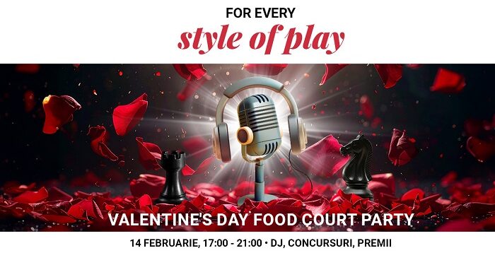 City Park Mall Constanța sărbătorește luna iubirii printr-o petrecere specială în Food Court, gravură și multe alte surprize
