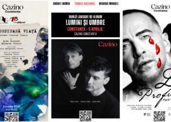 Răzvan Mazilu, Aida Economu și Mihaela Velicu, Andrei Irimia și Marius Manole, pe scena Cazinoului, în această primăvară