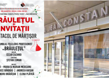 Folclor de Mărțișor: Ansamblul Folcloric BRÂULEȚUL și invitații săi aduc primăvara pe scena Centrului Cultural Jean Constantin