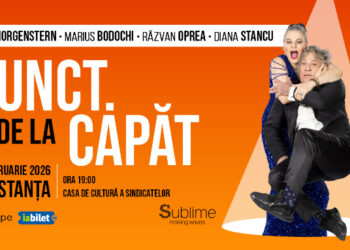 Maia Morgenstern și Marius Bodochi pun PUNCT. ȘI DE LA CAPĂT, miercuri, 18 februarie, la Casa de Cultură Constanța