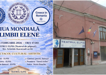 Spectacol dedicat Zilei Limbii Elene, la Teatrul Elpis din Constanța, sâmbătă, 14 februarie