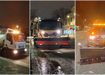 Echipajele Polaris intervin în municipiul Constanța pentru prevenirea poleiului
