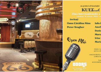 KULTurale: Opt voci remarcabile și un „Open Mic” deschis creatorilor, de Ziua Internațională a Poeziei, la Doors Club