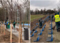 Polaris a ecologizat zona de plantare de la Palatul Copiilor