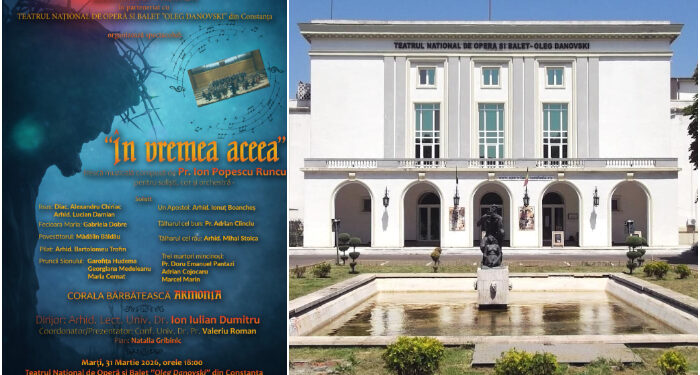 Concert prepascal Corala bărbătească ortodoxă „Armonia” – „În vremea aceea”, la TNOB Constanța