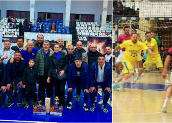 Echipa de fotbal în sală a UDTTMR, locul II, la Turneul Constanța