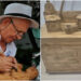 Meșterul popular Vasile Botezatu a donat Muzeului de Artă Populară Constanța șase piese din lemn specifică culturii rurale românești