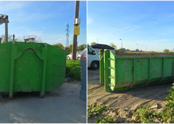 POLARIS: Containerele verzi sunt amplasate în zona KM 4-5 din Constanța, în perioada 27 aprilie – 2 mai 2026