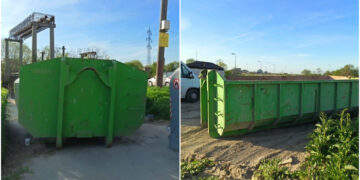 POLARIS: Containerele verzi sunt amplasate în zona KM 4-5 din Constanța, în perioada 27 aprilie – 2 mai 2026