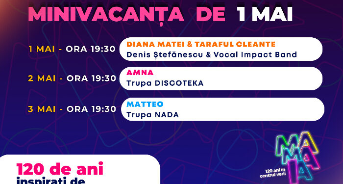 Valuri de DISTRACȚIE la MAMAIA în Minivacanța de 1 Mai 2026