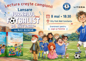 Alec Blenche lansează, astăzi, al doilea volum din „Jurnalul unui fotbalist de buzunar“ la City Park Mall