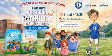 Alec Blenche lansează, astăzi, al doilea volum din „Jurnalul unui fotbalist de buzunar“ la City Park Mall