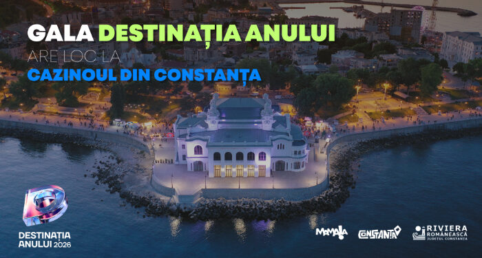 Gala DESTINAȚIA ANULUI 2026, joi, 14 mai, la Cazinoul din Constanța