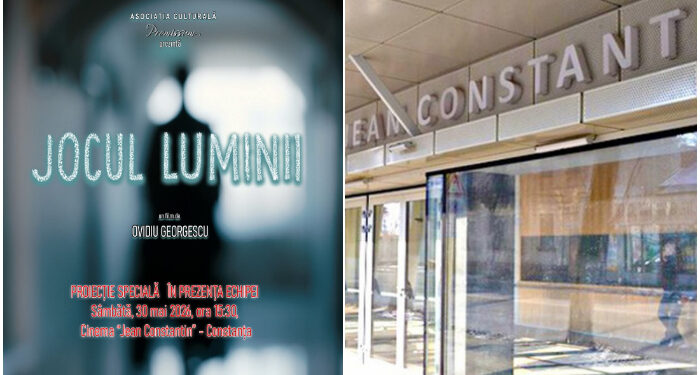 Centrul Cultural „Jean Constantin”: Proiecție specială „Jocul Luminii”, în prezența regizorului Ovidiu Georgescu