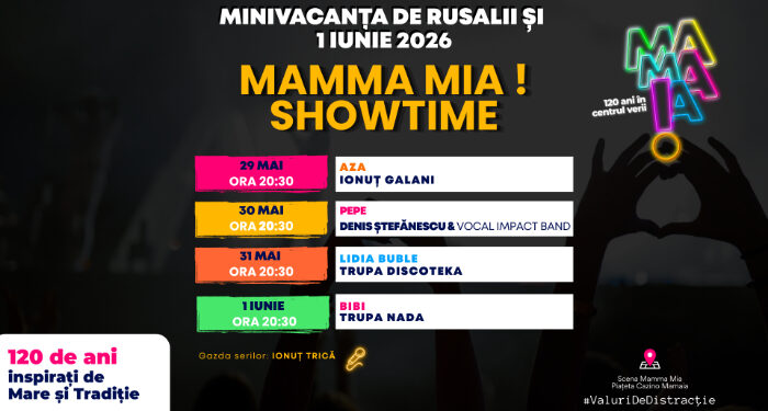 Mamaia dă START! sezonului estival, cu patru seri de concerte de Rusalii și 1 Iunie