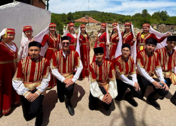 Ansamblul QARASU (UDTTMR Medgidia), la Festivalul de Primăvară „Hidirelez” din Macedonia de Nord
